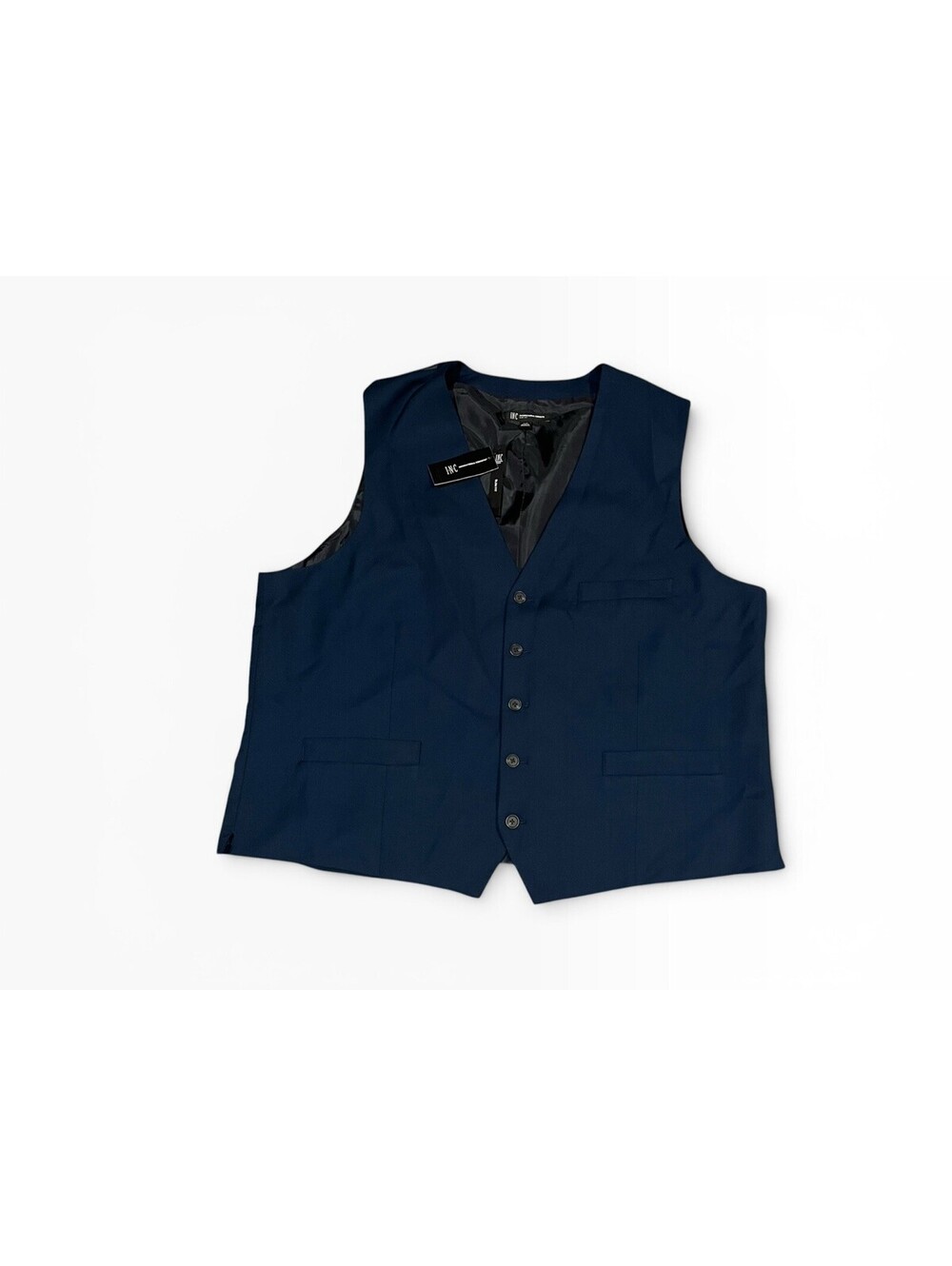 INC International Concepts Men’s XXL Navy Slim Fit Suit Vest NWT $59 MSRP
